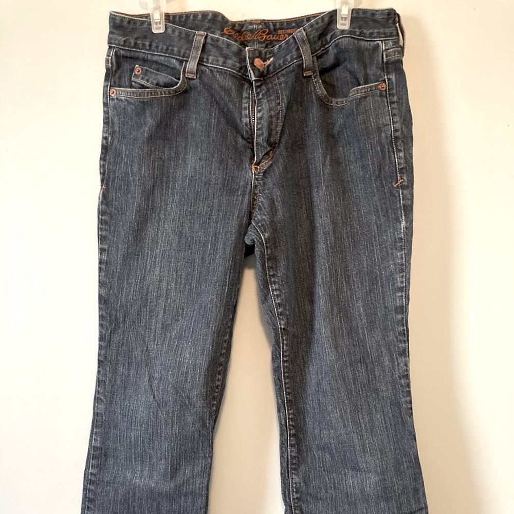 Eddie Bauer Fray bottom, boot cut  jeans